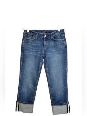 Banana Republic Cuffed Crop Capri Jeans, Size 6